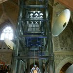 Luxeuze liftschacht in het kruisherenhotel in het centrum van Maastricht